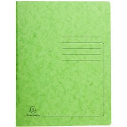 Map met veer exacompta 240233e a4 zachtgroen