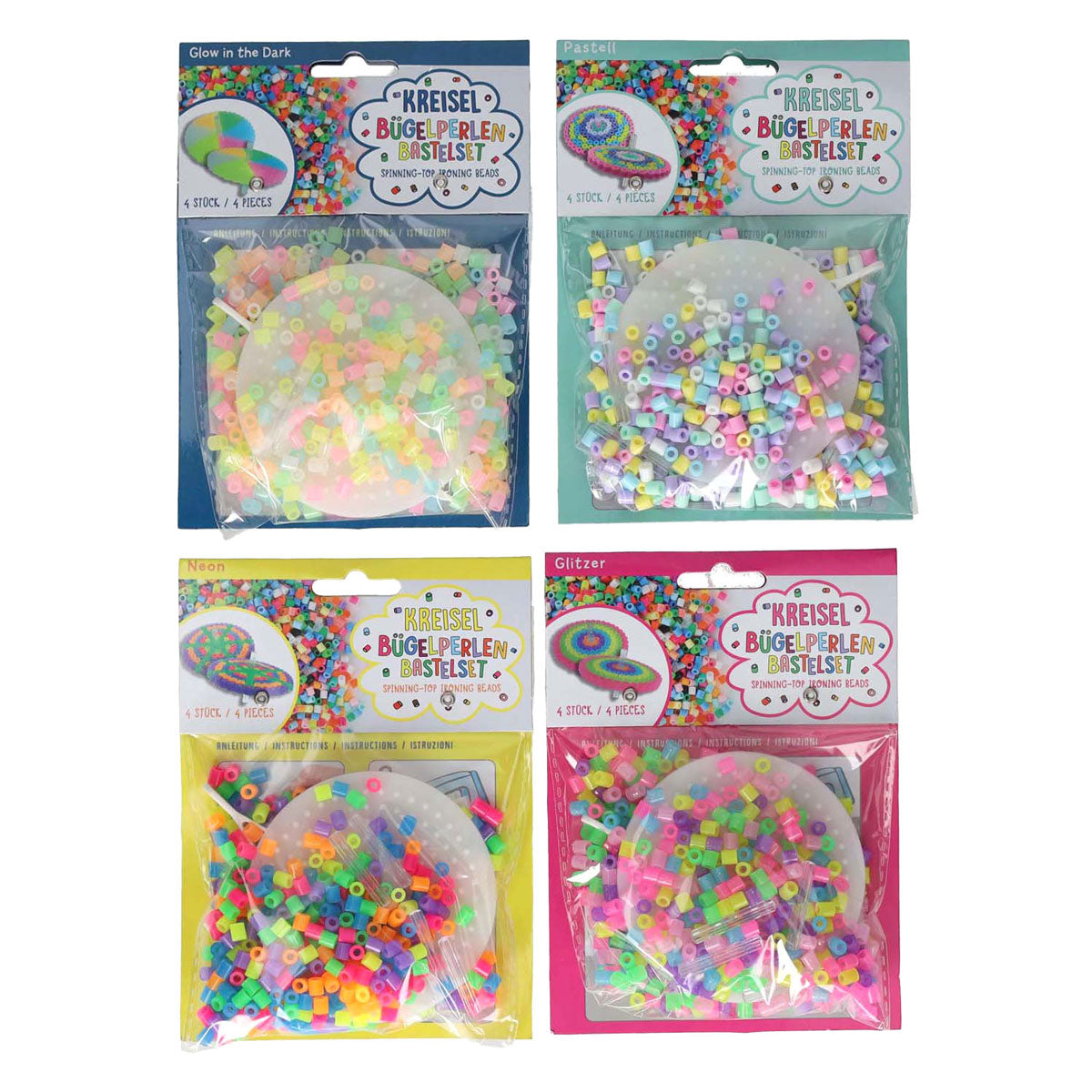 Maacht Ären eegene Eisen-op Bead Spinning Top