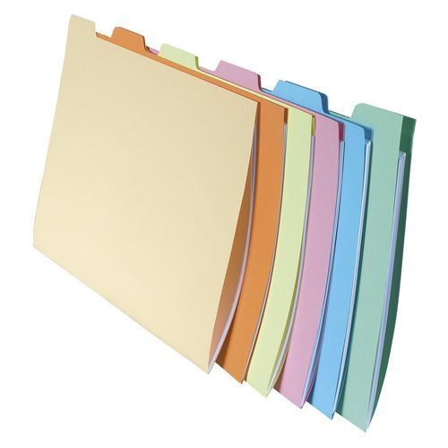 Sorteermappen exacompta 337000e a4 blauw