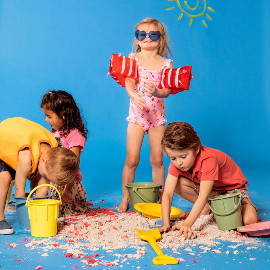 Rolf more - smėlio kibiras eko šviesiai geltonas