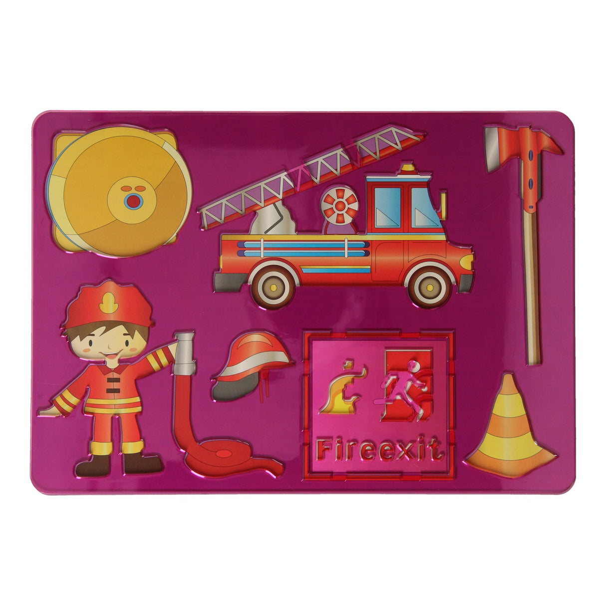 Sign Mall Fire Brigade, 27x19cm