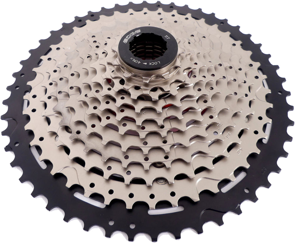 Edge cassette 11 speed csm9011 11-50t - zilver zwart