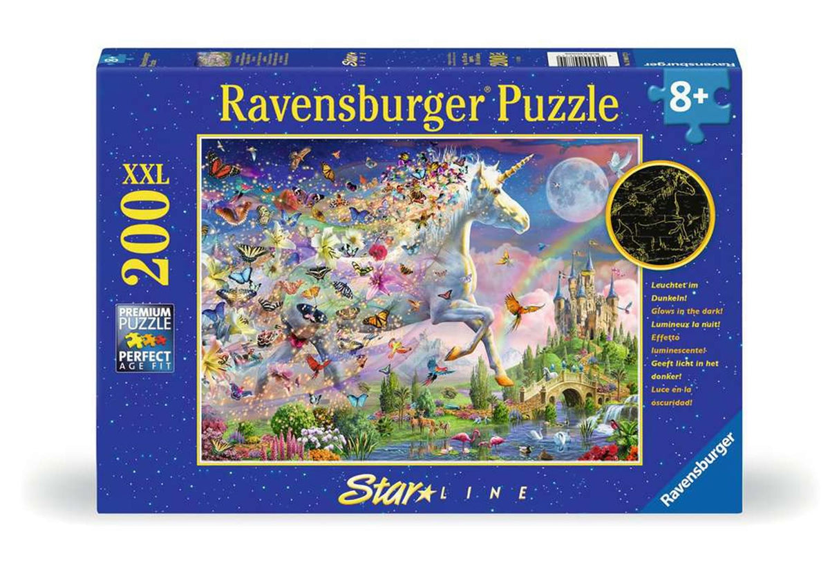 Ravensburger Jigsaw Puzzle XXL Fantasy Unicorn Star Line, 200st.