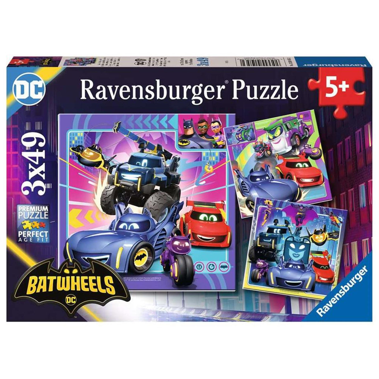 Ravensburger legpuzzel batwheels, 3x49st.