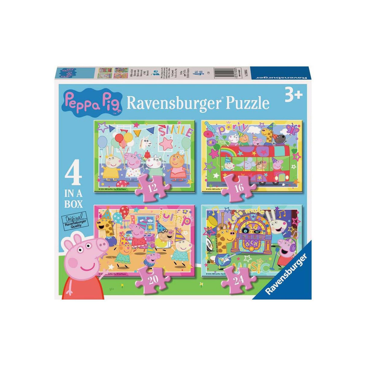 Skládačka Ravensburger peppa pig - 4 puzzle