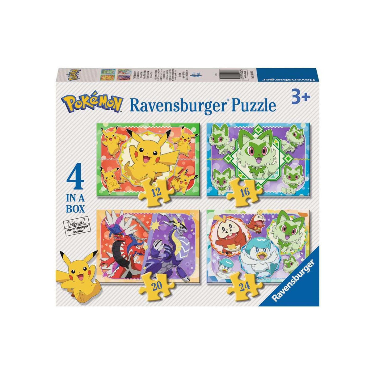 Ravensburger Puzzle Pokémon – 4 Puzzles