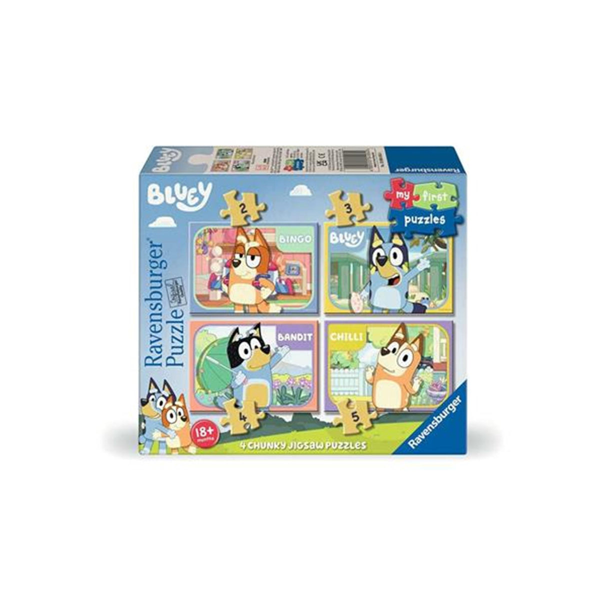 Ravensburger jigsaw puzzle my first puzzles 4in1 bluey