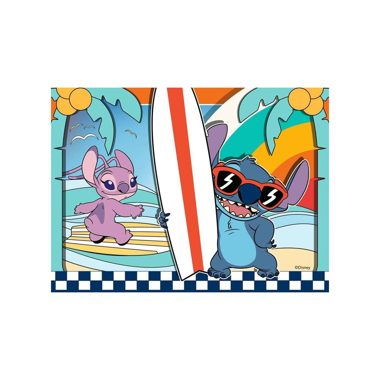 Puzzle 4 w 1 ze ściegiem Ravensburger