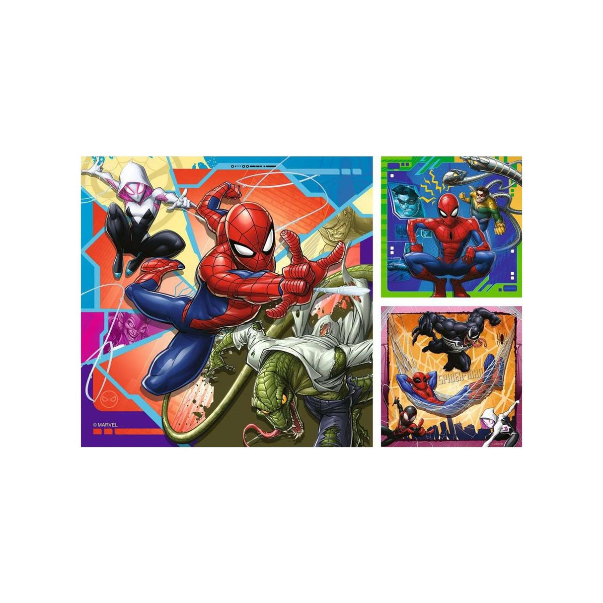 Ravensburger puzzle hombre araña 3x49pzs