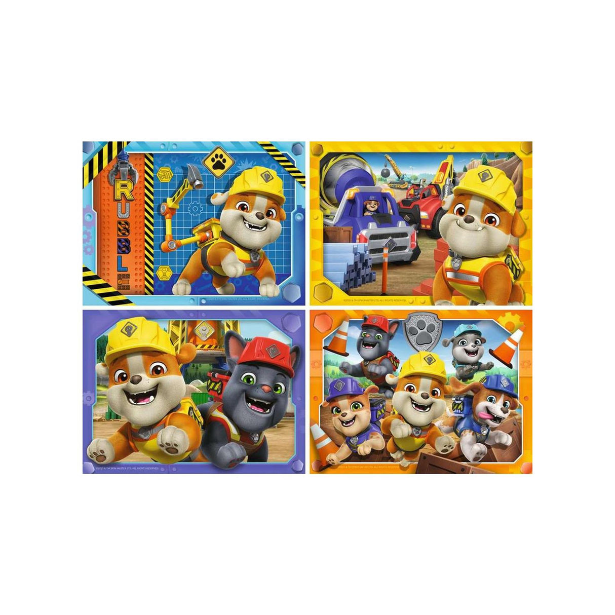 Ravensburger jigsaw puzzle rubble crew - 4 puzzles