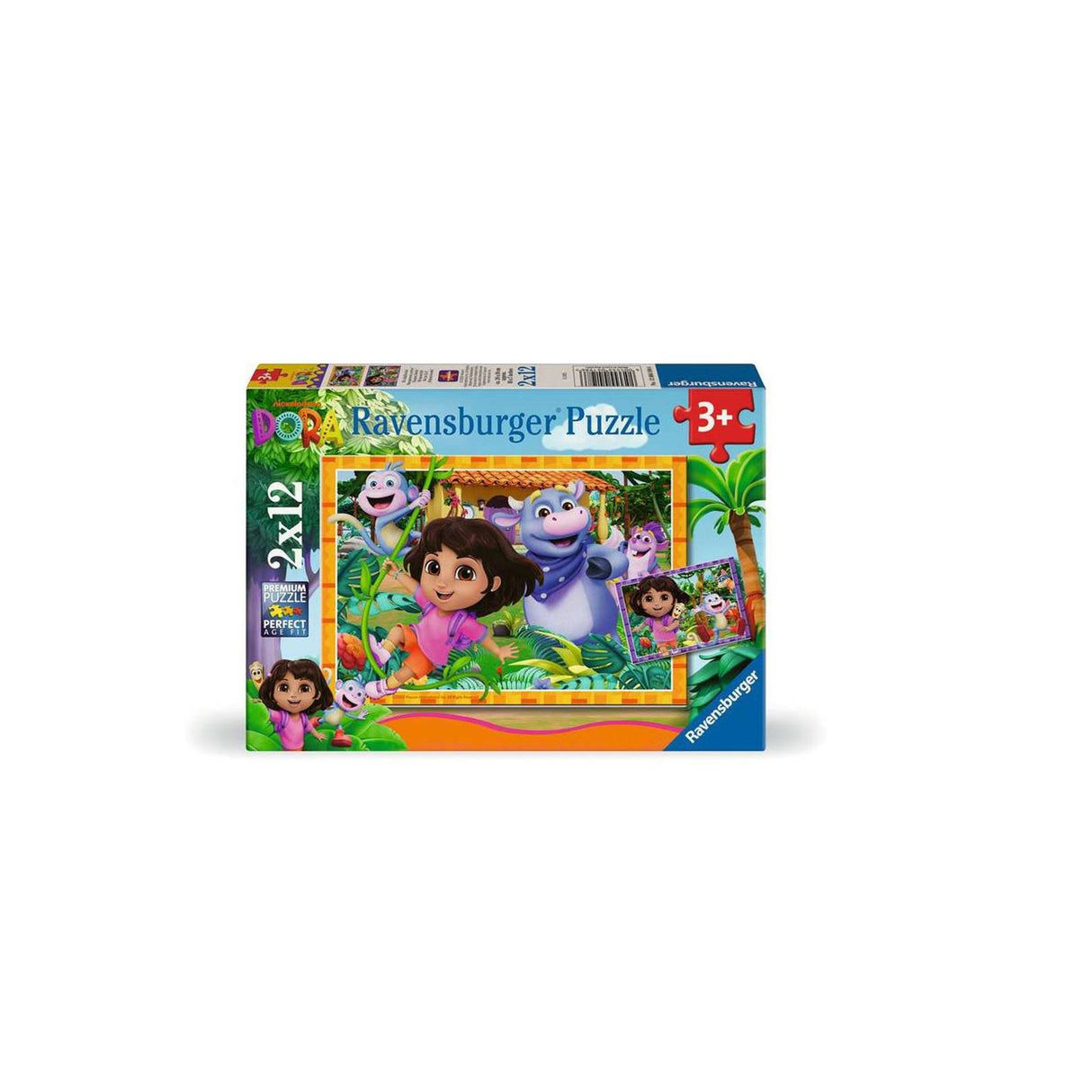 Rompecabezas Ravensburger Dora la Exploradora ¡Podemos hacerlo! - 2x12uds.