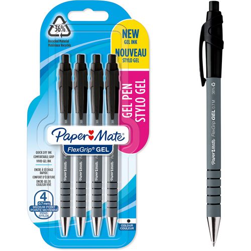 Gelpen papermate 2108209 flexgrip zwart
