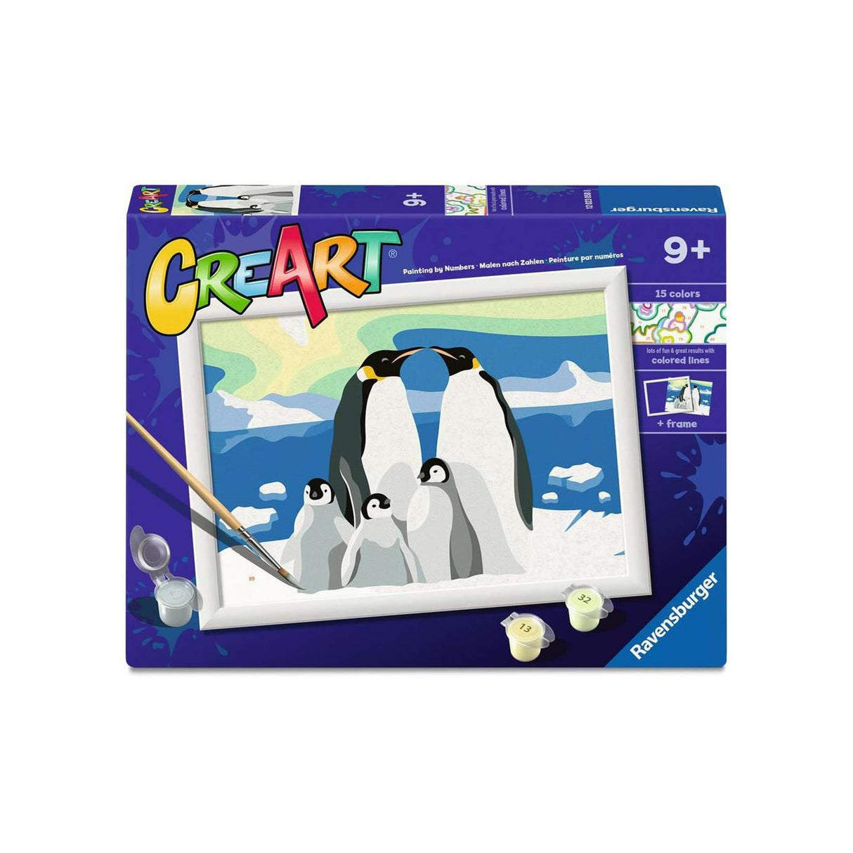 Ravensburger creart schilderen op nummer - pinguin familie