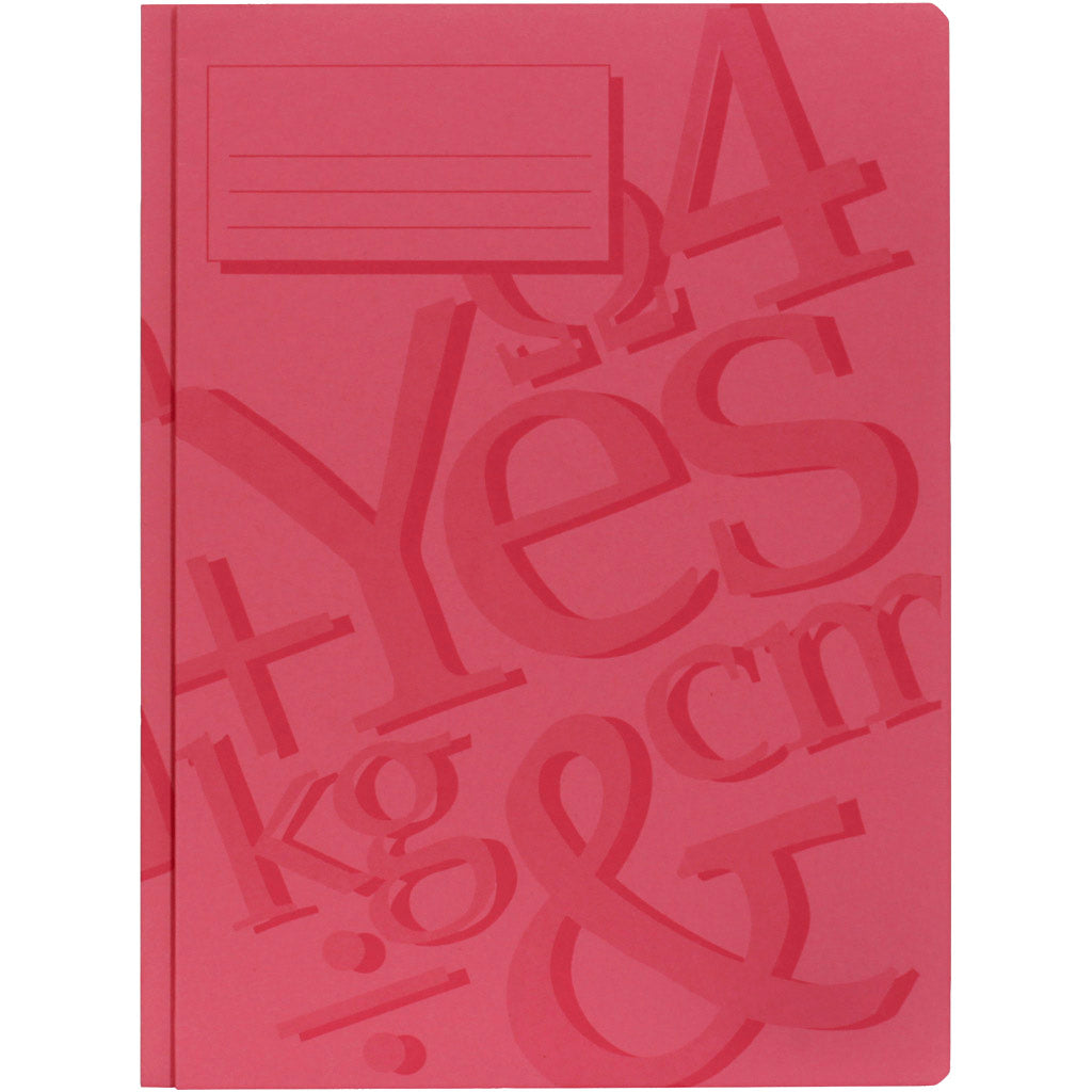 Workbook, A4, red, 100 pieces 1 box