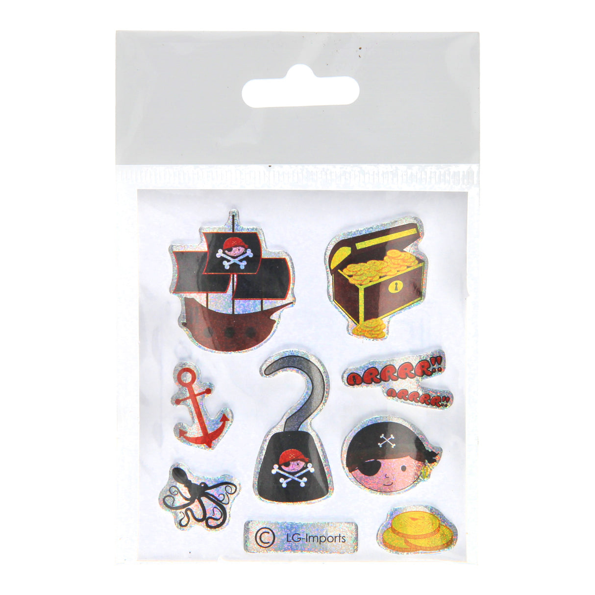 Duckiez stickers pirates glitter