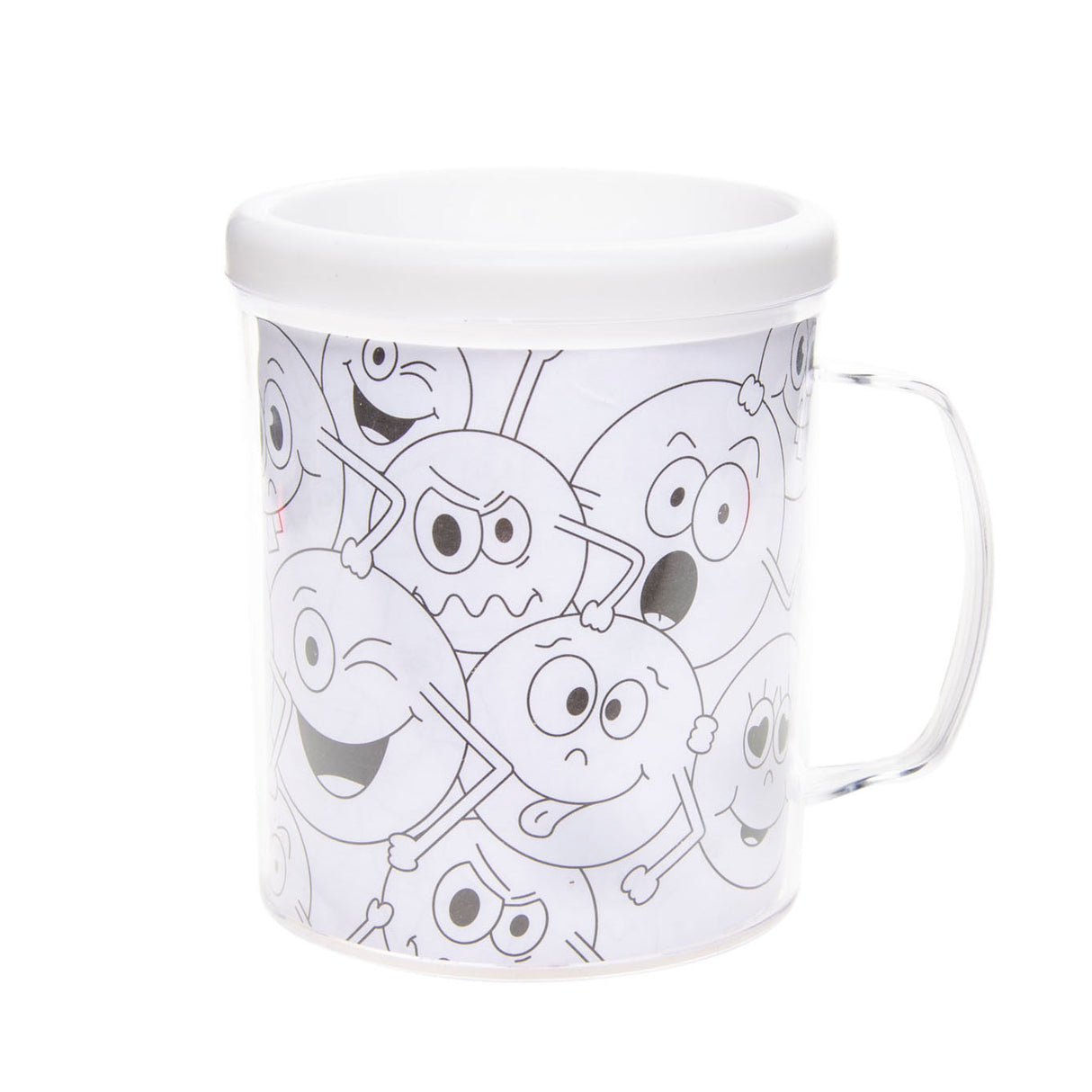 Colorea tu propia taza de una sonrisa