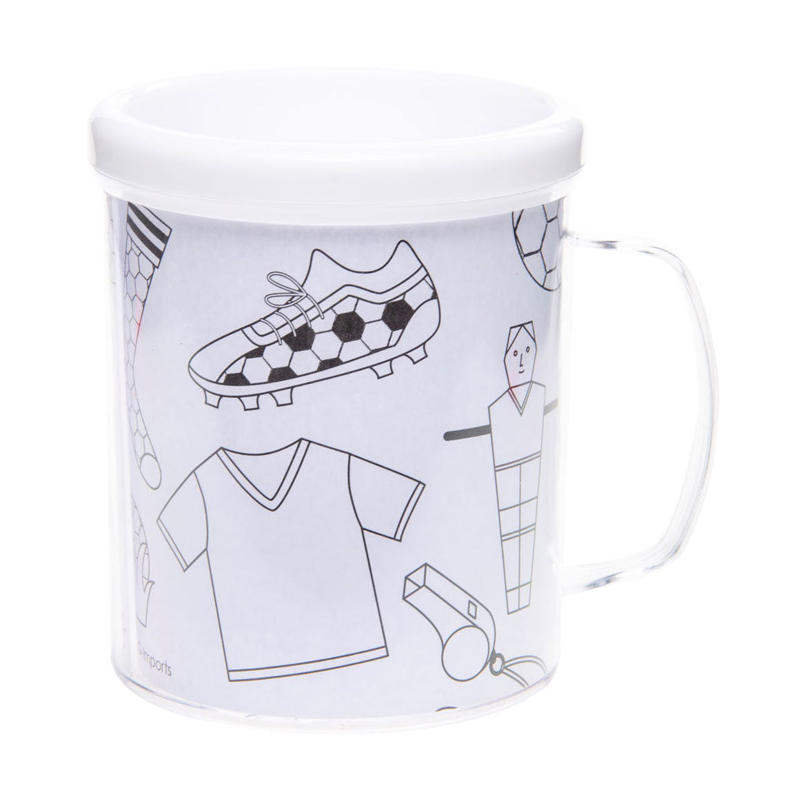 Color your own Football Mug