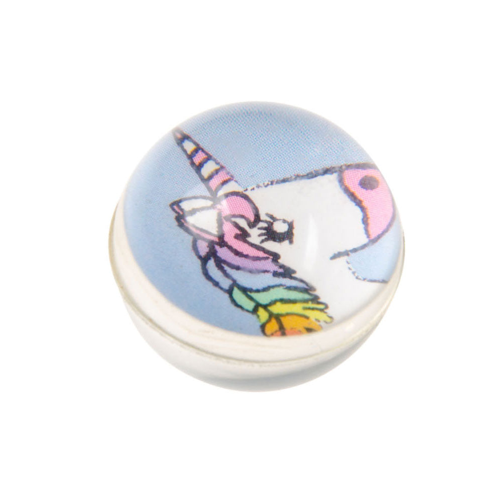 Duckiez bouncy ball unicorn