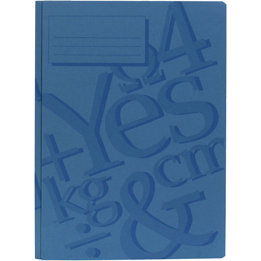 Workbook, A4, blue, 100 pieces 1 box