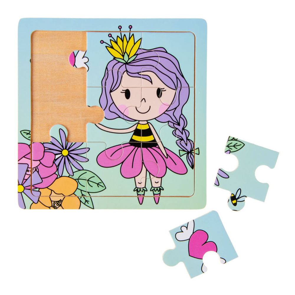 LG-Imports Puzzle de madeira (princesa, unicórnio ou sereia)
