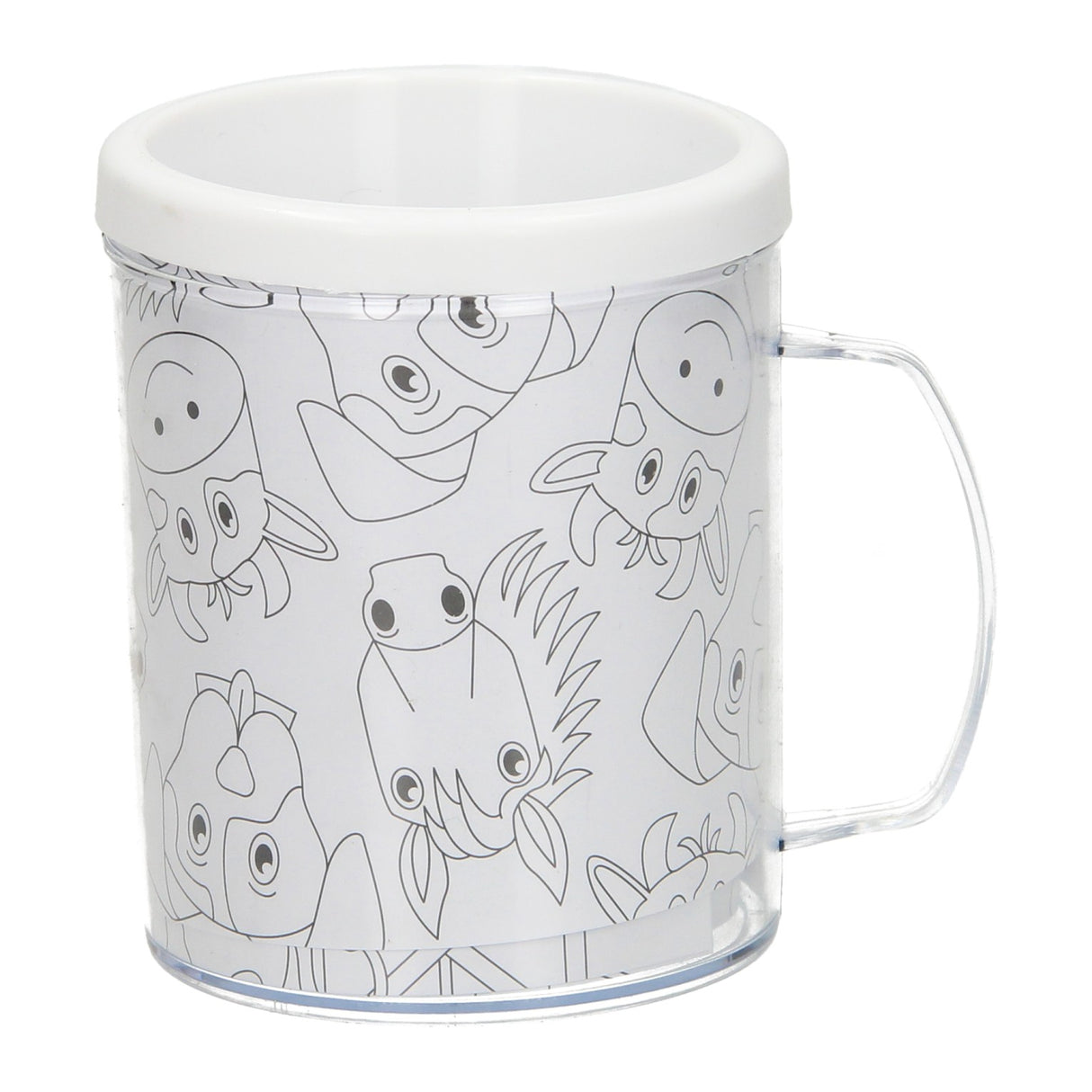 Color your own Farm Animal Mug