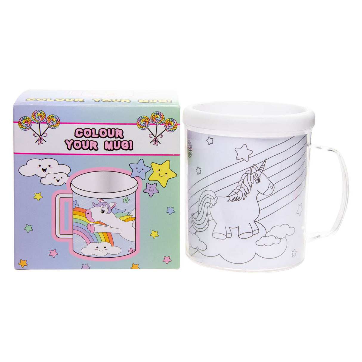 Fargelegg din egen Unicorn Cup