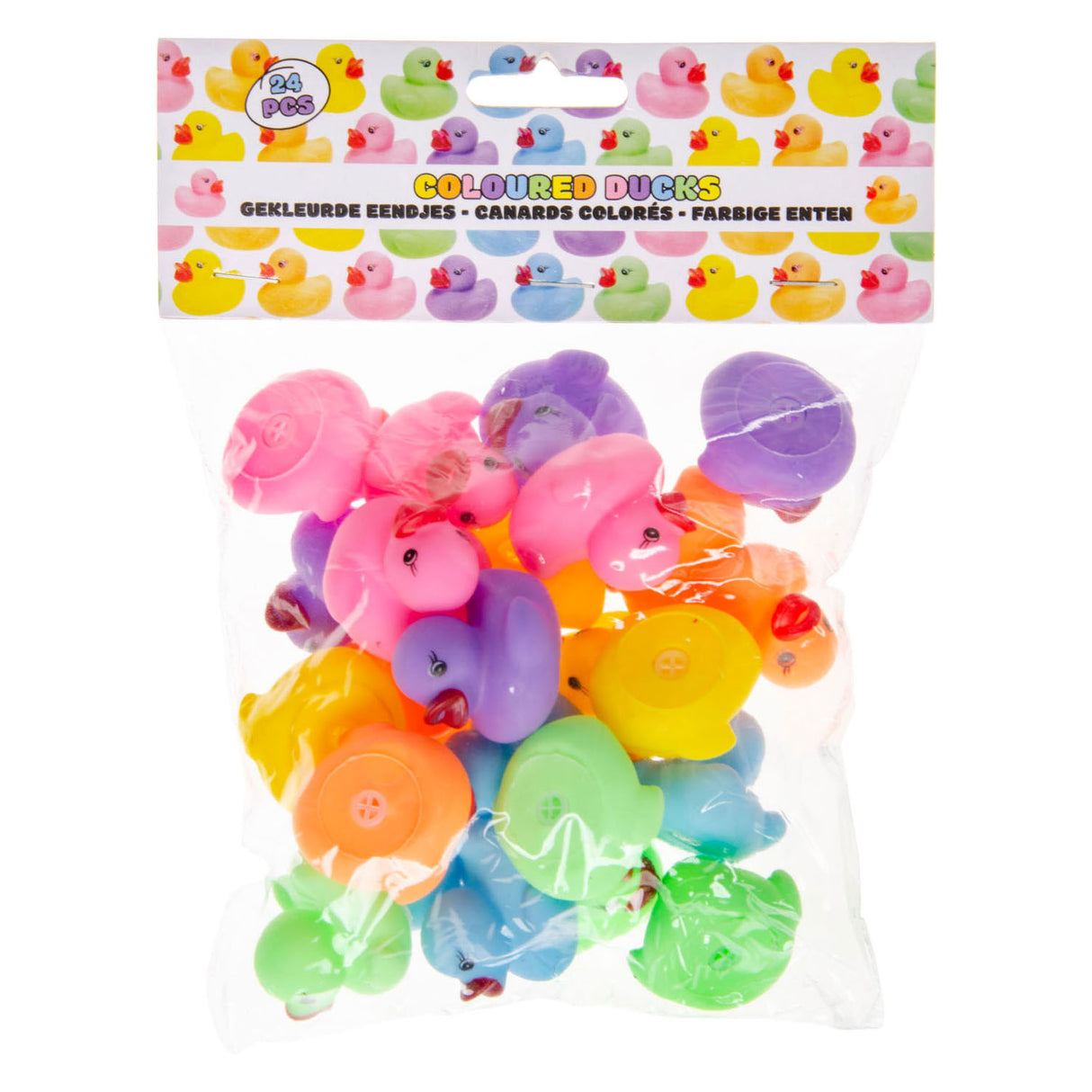 LG-Imports Rubber Ducks Color, 24 pcs.