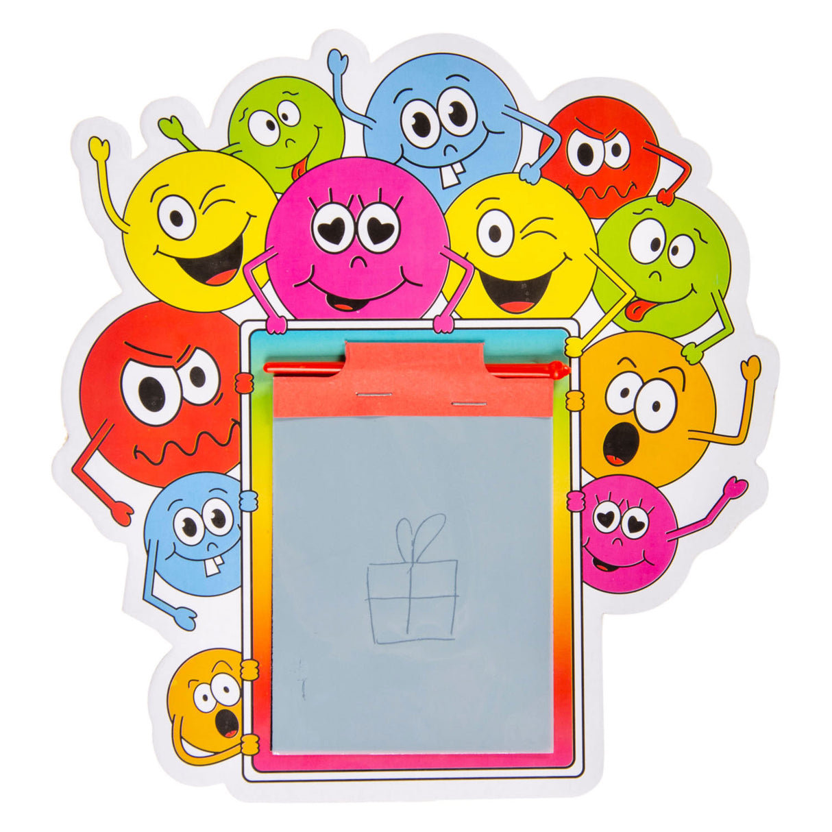 Duckiez мини магнитна дъска за рисуване с усмивка