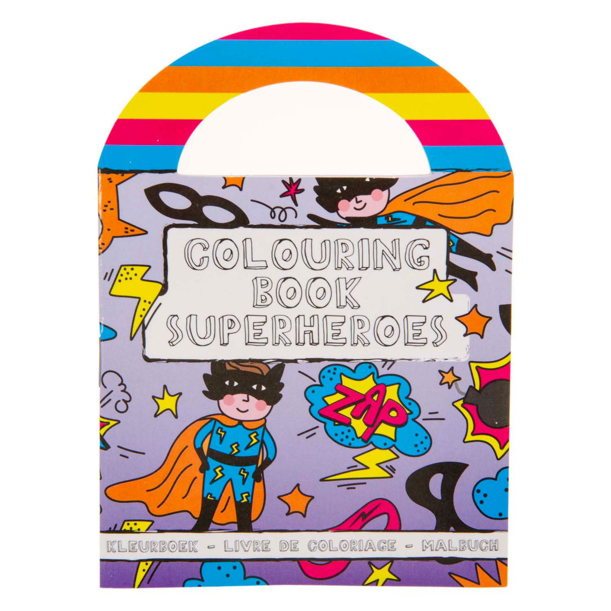 Duckiez coloring book with superhero stickers