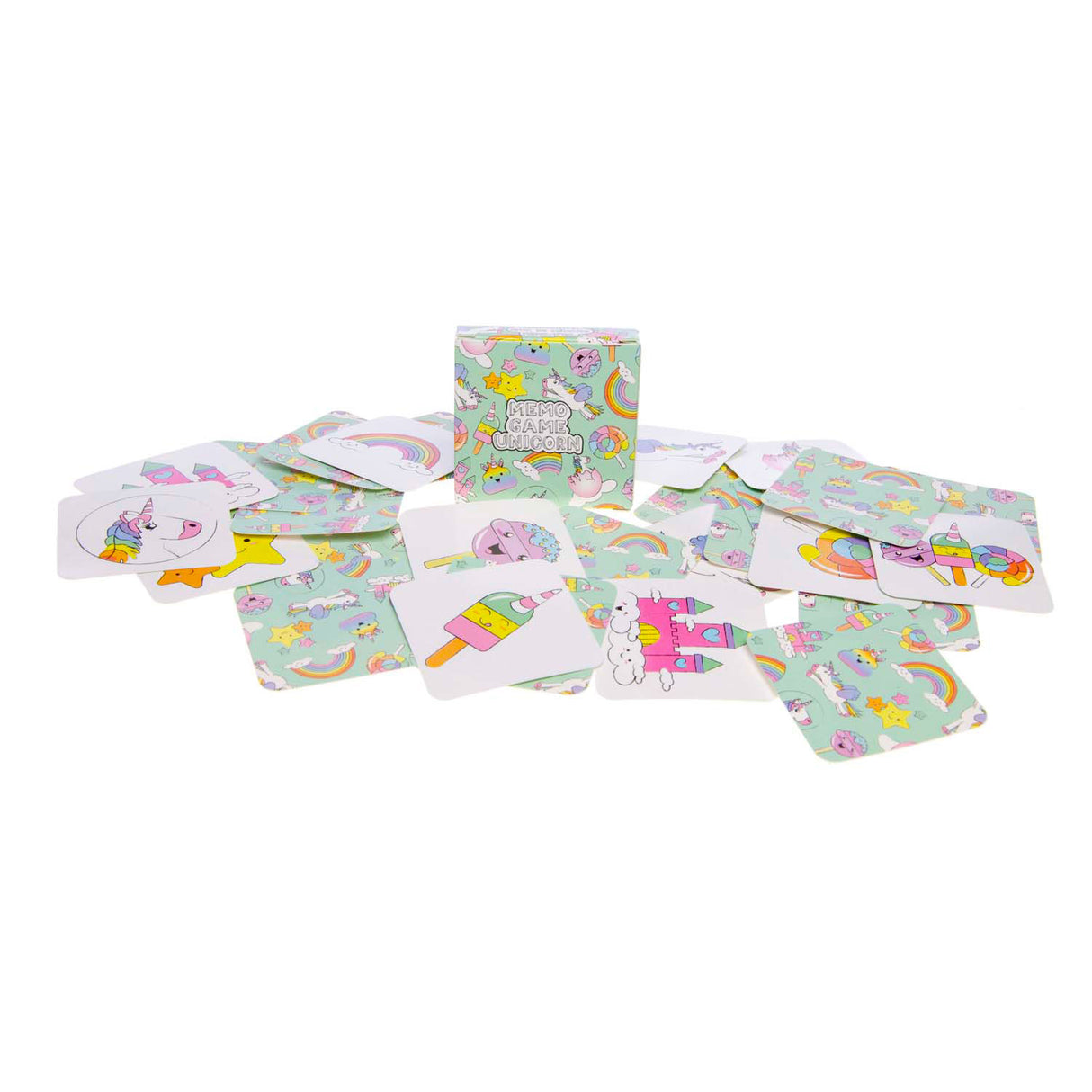 Duckiez mini memory game unicorn, 28 cards