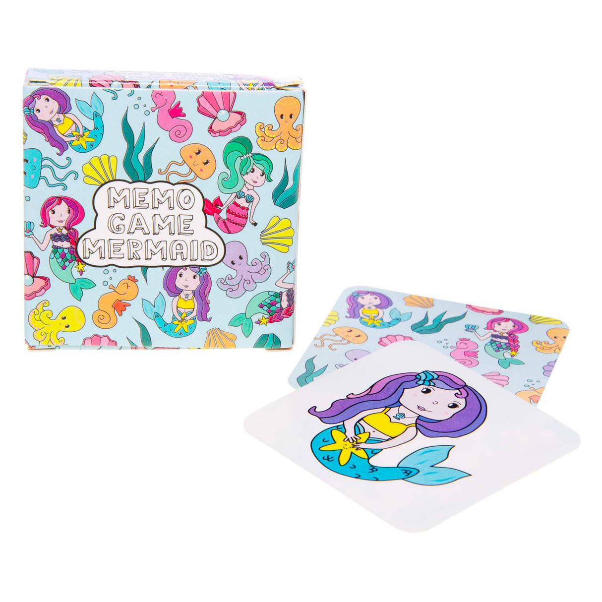 Duckiez mini memo igra morska deklica, 28 kart