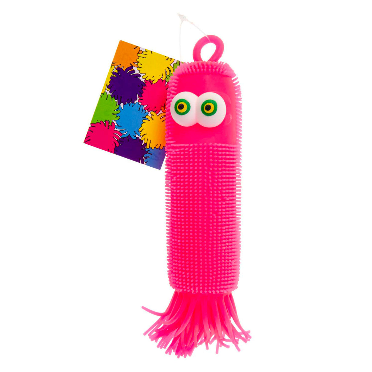 Duckiez pufferbal octopus met ogen, 22cm