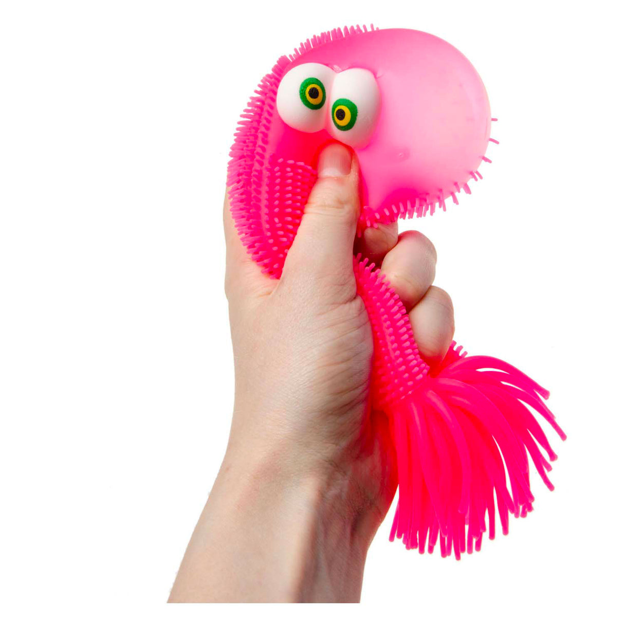 Duckiez pufferbal octopus met ogen, 22cm