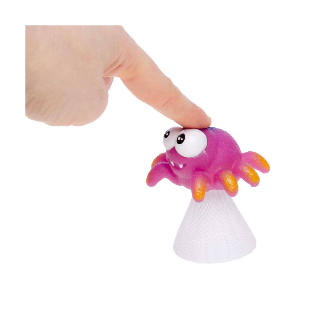 Duckiez pop up springende spin, 9,5 cm