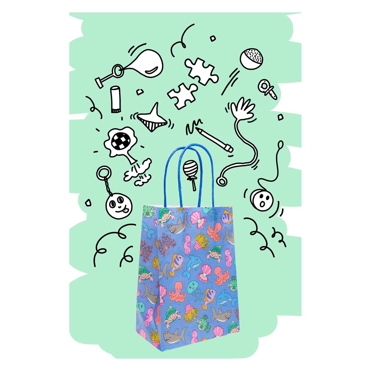 Borsa regalo Duckiez mondo sottomarino