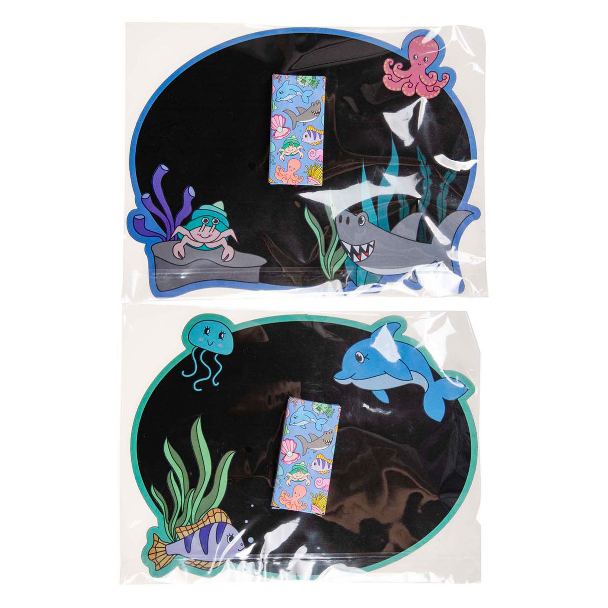 Lavagna Duckiez con gesso - mondo sottomarino