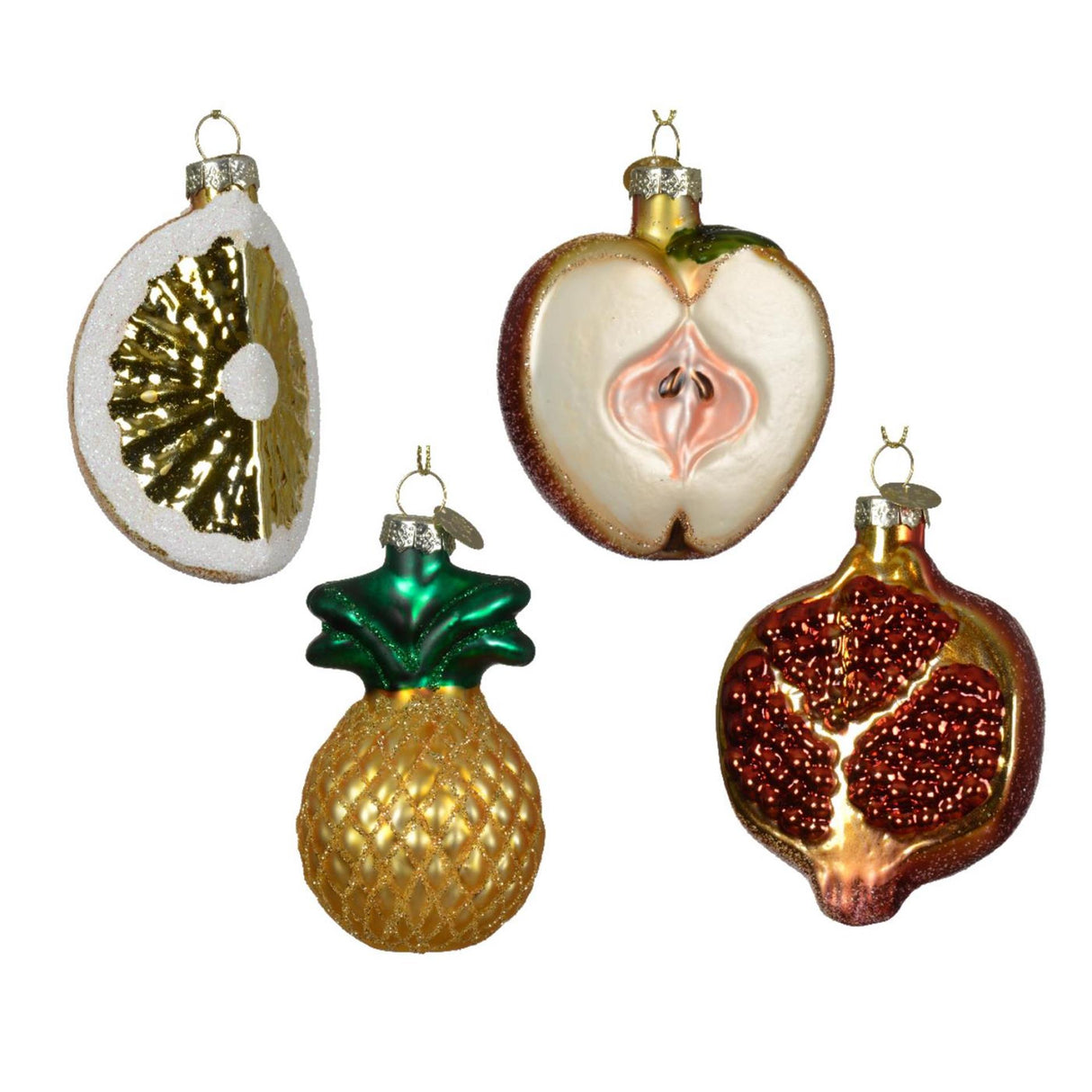 Decoris julevedhæng frugtglas 7cm