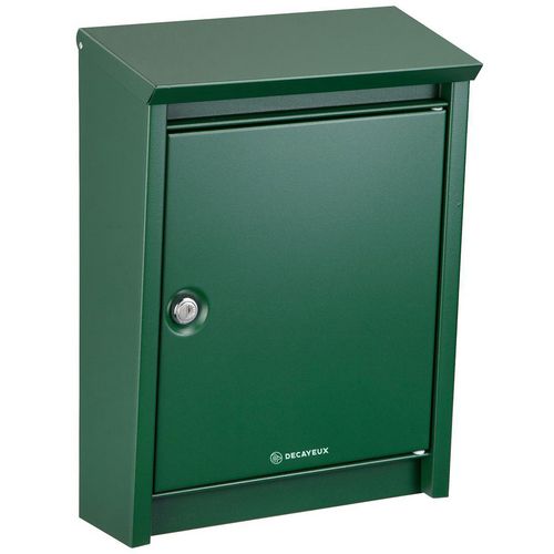 Brievenbus decayeux d110 groen elektrolytisch verzinkt staal polyester poeder