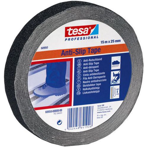 Anti-slip tape tesa zwart 15000