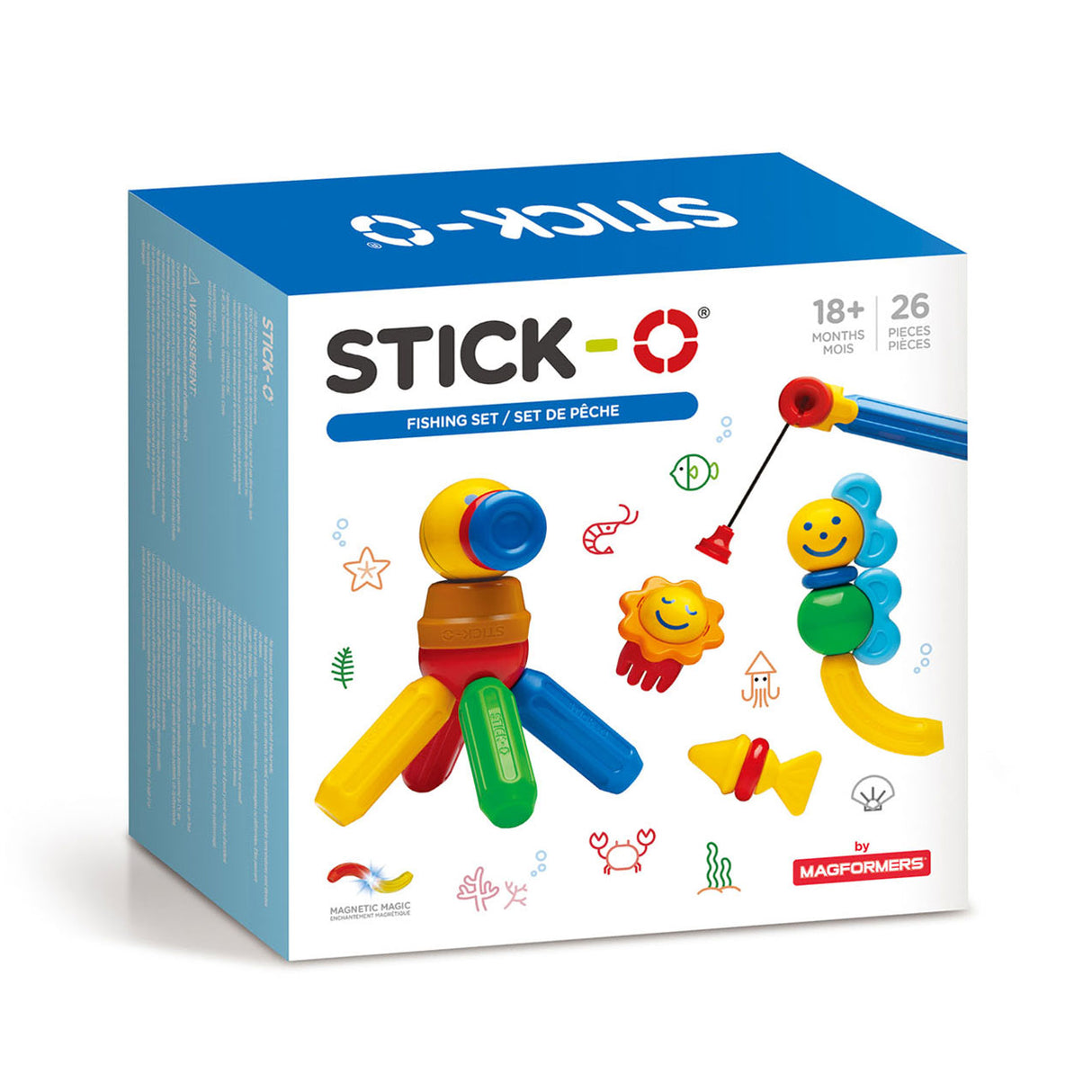 Stick-O -kalastussetti, 26 osaa.