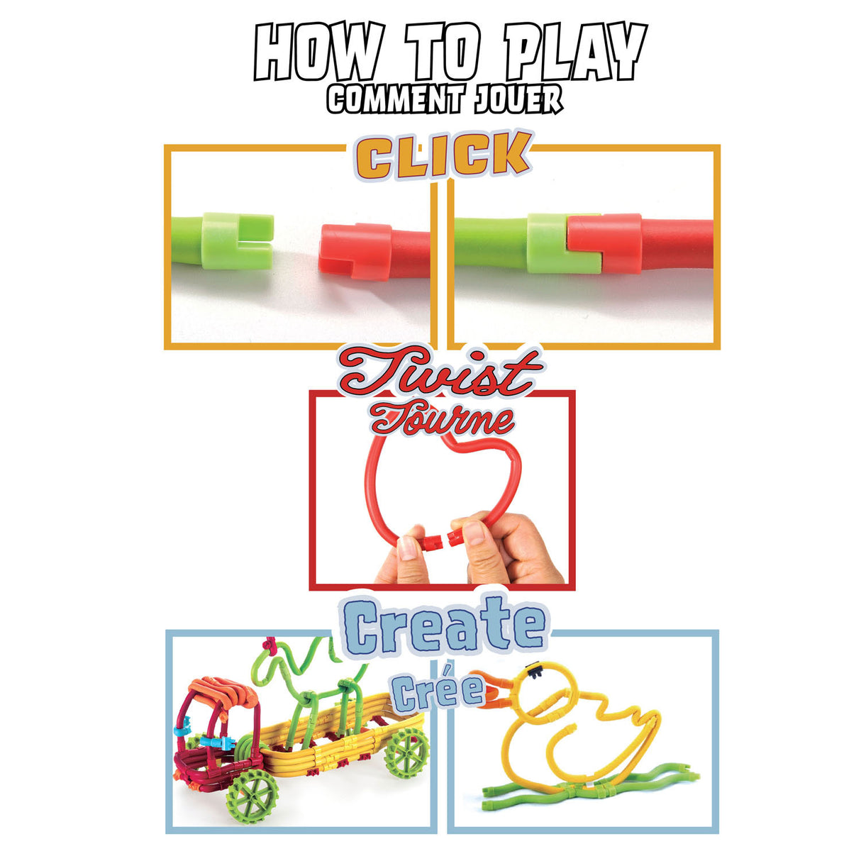 Asta di costruzione flessibili per arte 3D Spaghettez, 70dlg.