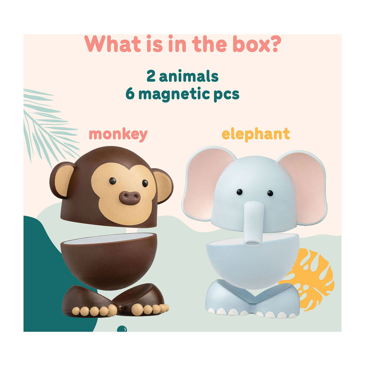 Clics magimals wibly wobly safari magnetic toys