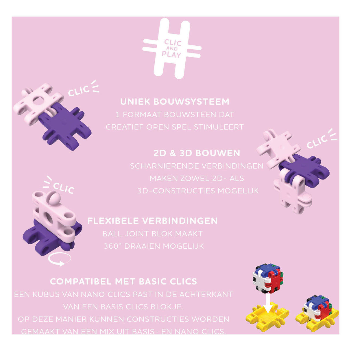 Clics nano - fantasy builders, 250 db.