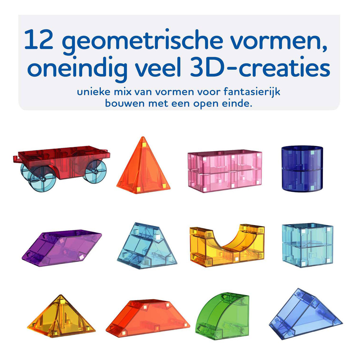 Cubixx Magnéitbau Spillsaachen - 22 Stéck.