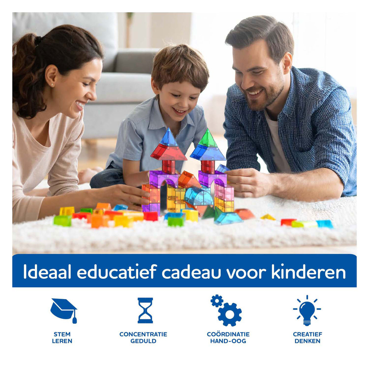 Cubixx magnetische bouwspeelgoed - 64dlg.