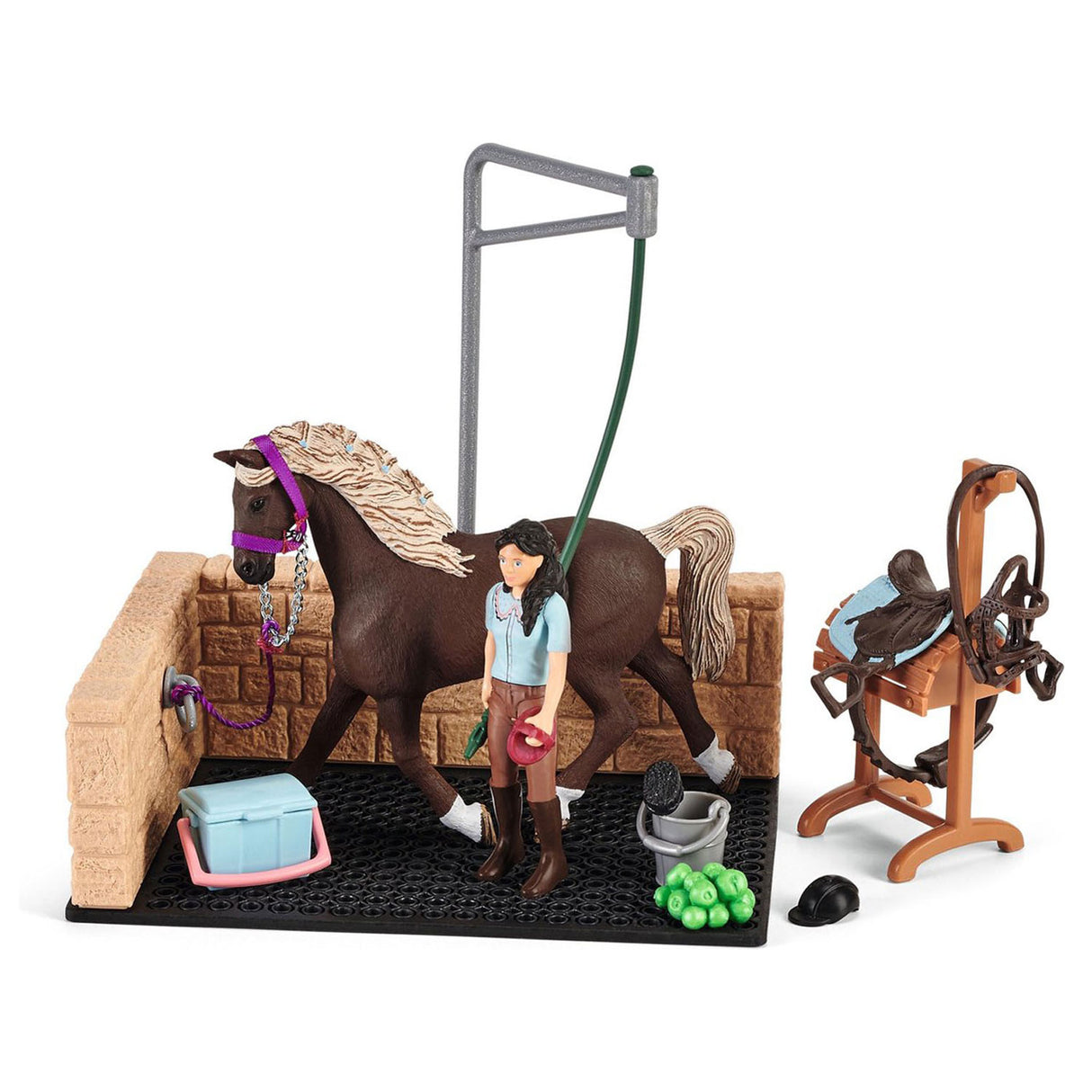 Schleich HORSE CLUB Horse wash box with Emily and van Hor 42438