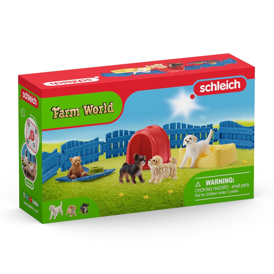 Schleich FARM WORLD Puppy House 42480