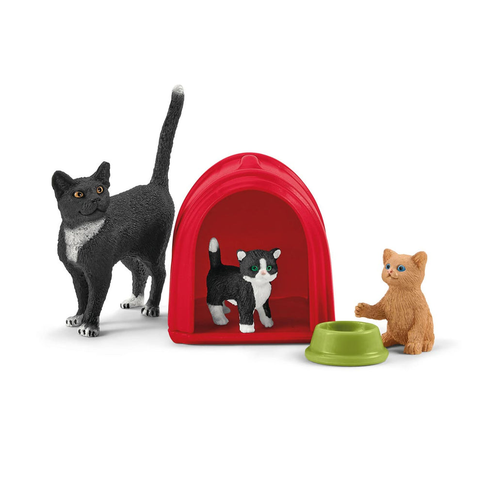 Schleich FARM WORLD Playtime for Cute Cats and Kitties 42501