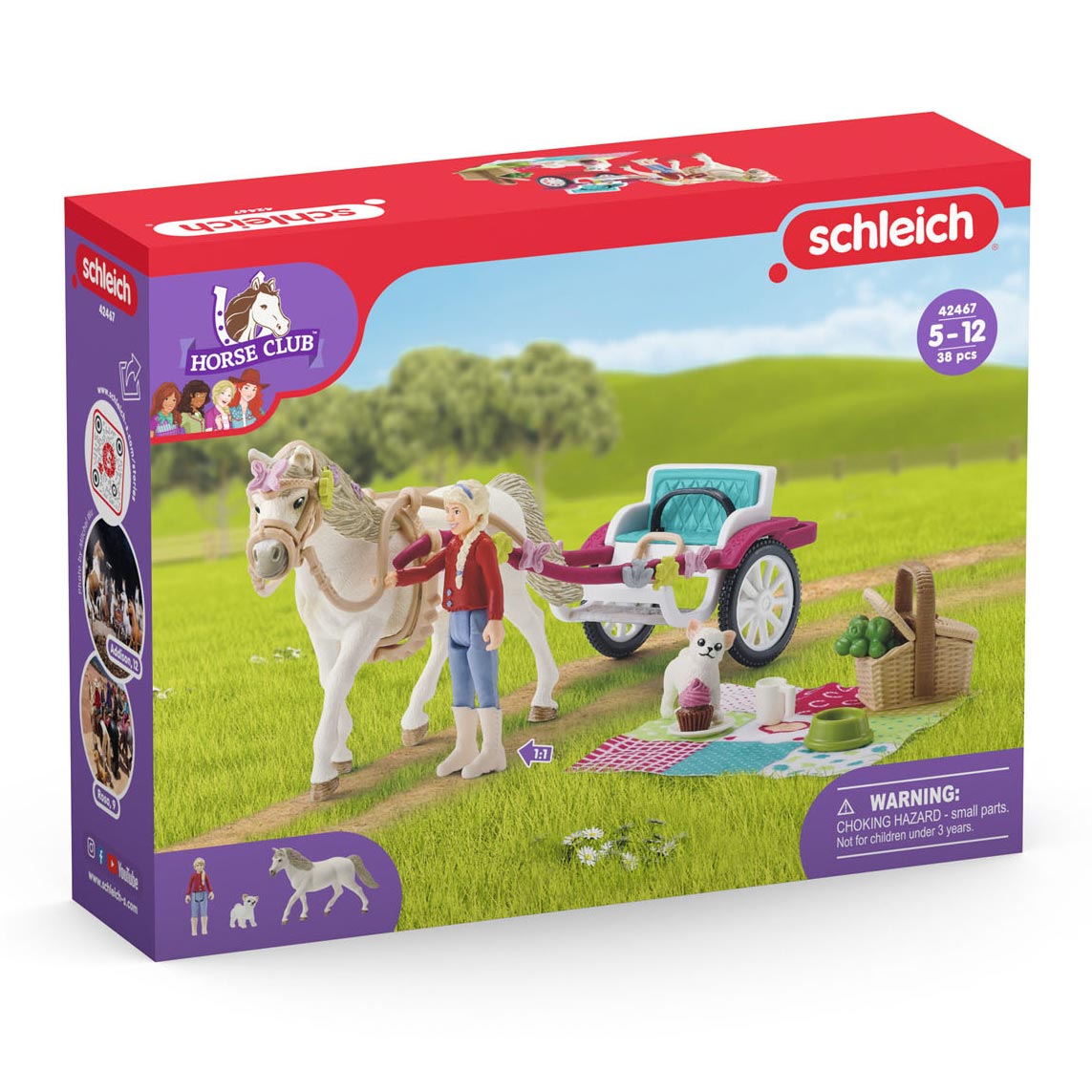 Schleich Horse Club koets за голямото конско шоу 42467