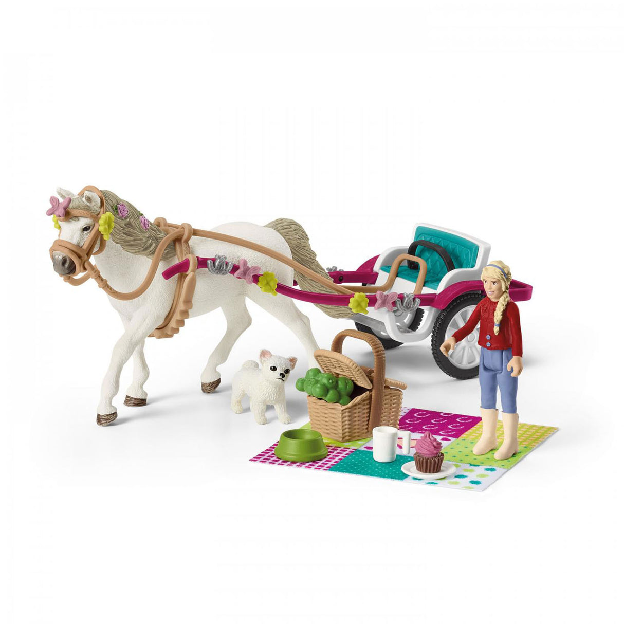 Schleich Horse Club koets за голямото конско шоу 42467
